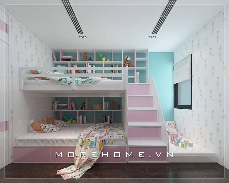 Gợi ý các mẫu giường tầng đẹp dành cho trẻ em đầy cá tính